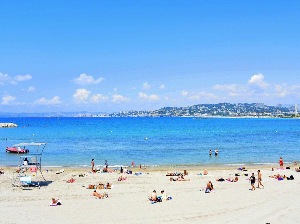 Appartement La Plage De La Pointe Rouge Марсилия Екстериор снимка